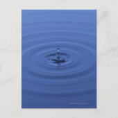 Wassertropfen Postkarte (Vorderseite)