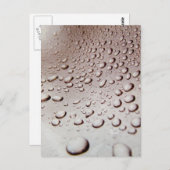 Wassertropfen Postkarte (Vorne/Hinten)