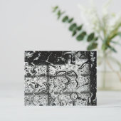Wassertropfen Postkarte (Stehend Vorderseite)