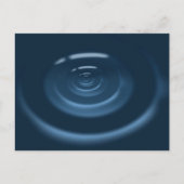 Wassertropfen Postkarte (Vorderseite)