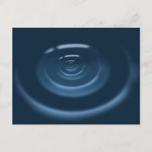 Wassertropfen Postkarte (Vorderseite)