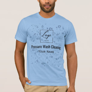 Wassertropfen Qr-Code Hochdruckreinigung T-Shirt