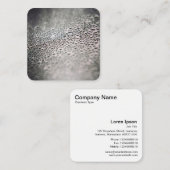 Wassertropfen Quadratische Visitenkarte (Vorne/Hinten)