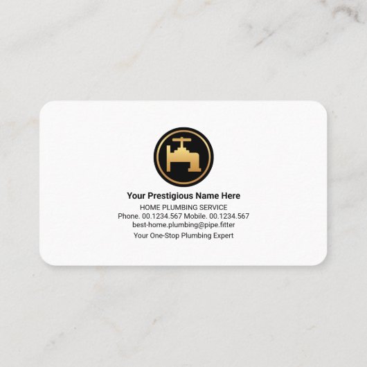 Wassertropfen Reflektion Visitenkarte (Rückseite)