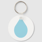 Wassertropfen Schlüsselanhänger (Vorderseite)