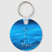 Wassertropfen Schlüsselanhänger (Vorderseite)