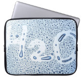 Wassertropfen Splash H2O Laptopschutzhülle (Vorderseite)