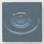 Wassertropfen Steinuntersetzer (Vorderseite)