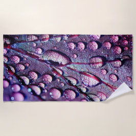 Wassertropfen Strandtuch