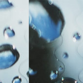 Wassertropfen Tapete (Naht)