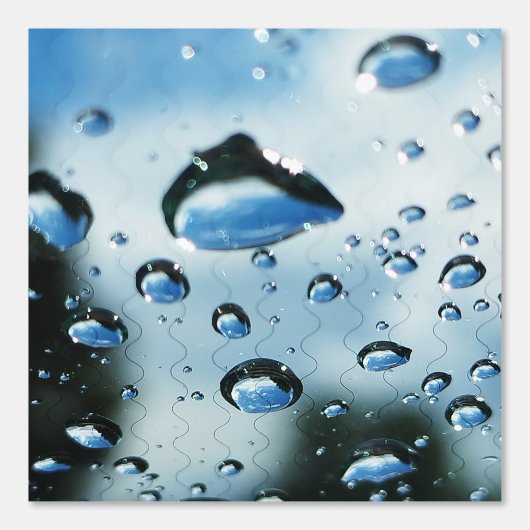 Wassertropfen Tapete (Vorderseite)