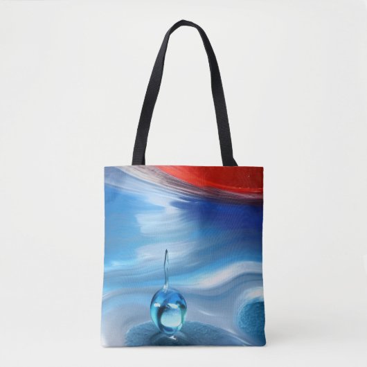 Wassertropfen Tasche (Vorderseite)