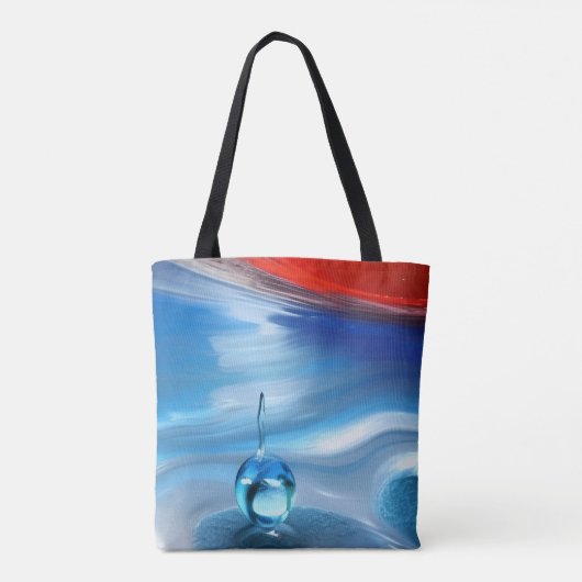 Wassertropfen Tasche (Rückseite)