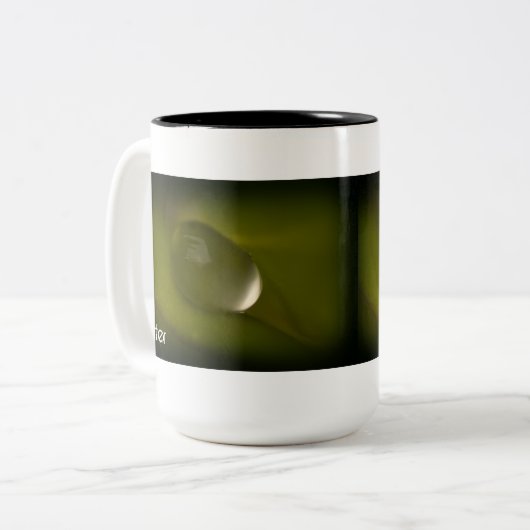 Wassertropfen Tasse 2 (Vorderseite Links)