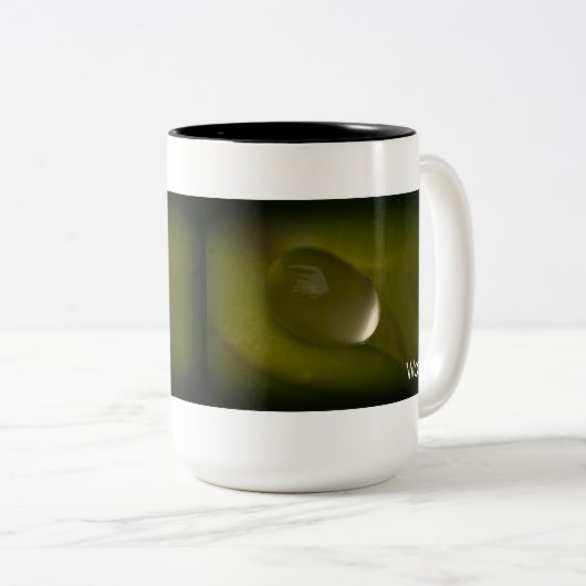 Wassertropfen Tasse 2 (VorderseiteRechts)