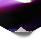 Wassertropfen tauchen Natur Serene Ruhe Poster (Ecke)