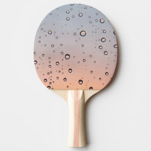 Wassertropfen Tischtennis Schläger (Vorderseite)