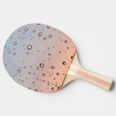 Wassertropfen Tischtennis Schläger (Seitenansicht)