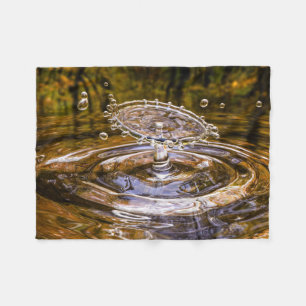 Wassertropfen Tropfen Fleecedecke