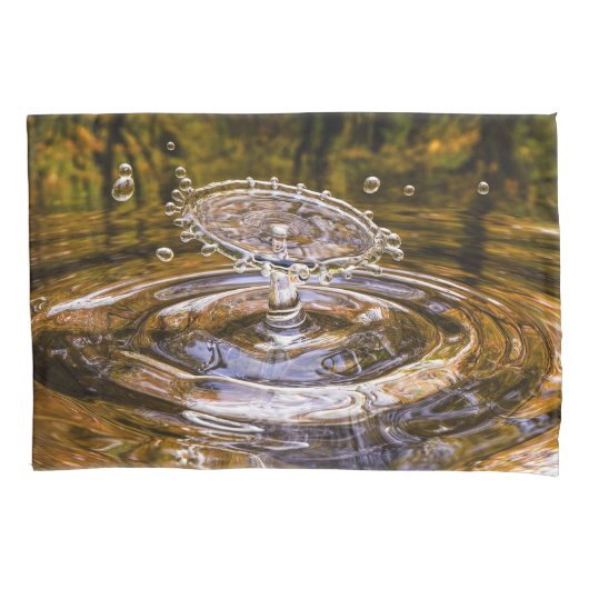Wassertropfen Tropfen Kissenbezug (Vorderseite)
