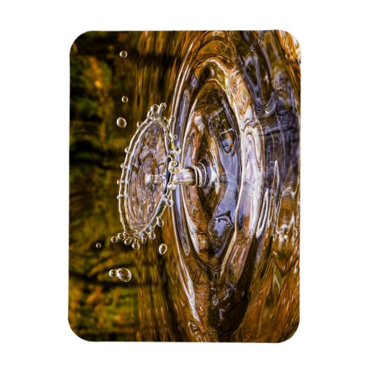 Wassertropfen Tropfen Magnet (Vertikal)
