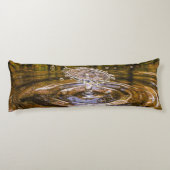 Wassertropfen Tropfen Seitenschläferkissen (Rückseite)