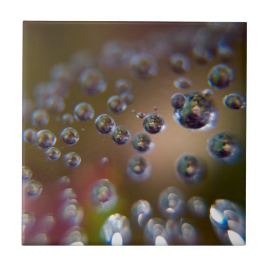 Wassertropfen-Wasser in Bewegung Fliese (Vorderseite)