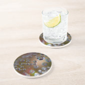 Wassertropfen-Wasser in Bewegung Getränkeuntersetzer (Seite)