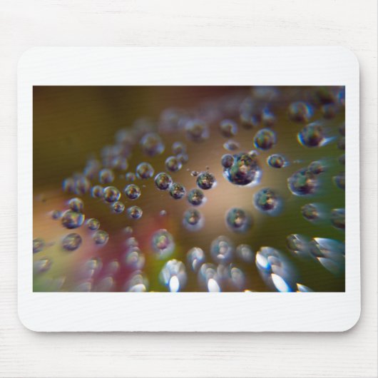Wassertropfen-Wasser in Bewegung Mousepad (Vorne)