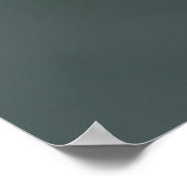 Wassertropfenplakette Poster (Ecke)