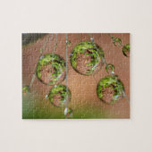 Wassertropfenreflektion Puzzle (Horizontal)