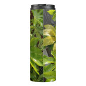 Wassertumbler mit Blättern Thermosbecher (Rückseite)