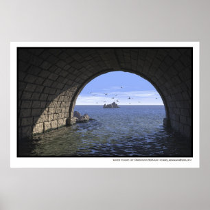 Wassertunnel Poster