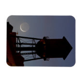 Wasserturm auf dem Dach | Crescent Moon New Jersey Magnet (Horizontal)