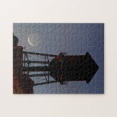 Wasserturm auf dem Dach | Crescent Moon New Jersey Puzzle (Horizontal)