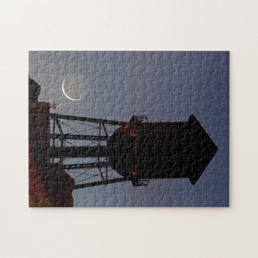 Wasserturm auf dem Dach | Crescent Moon New Jersey Puzzle (Horizontal)