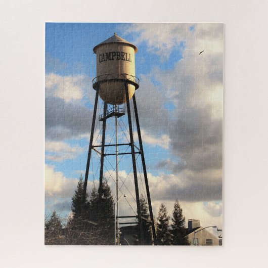 Wasserturm Campbell 16x20 Puzzle (Vertikal)