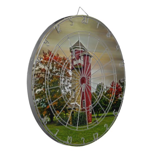 Wasserturm Dartscheibe (Vorderseite Links)
