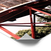 Wasserturm der Eisenbahn auf den Stockyards Poster (Ecke)