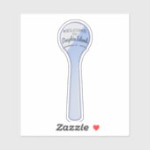 Wasserturm der Insel Dauphin. Aufkleber (Blatt)