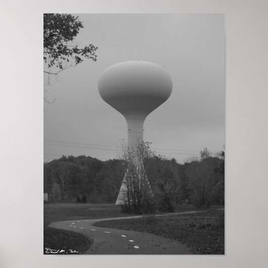 Wasserturm Poster (Vorne)