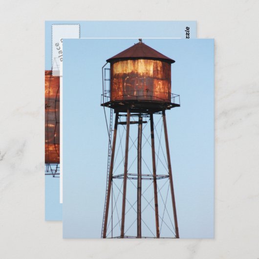Wasserturm Postkarte (Vorne/Hinten)