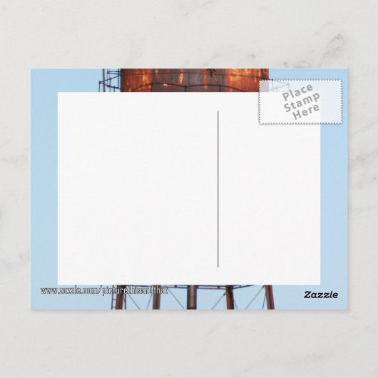 Wasserturm Postkarte (Rückseite)