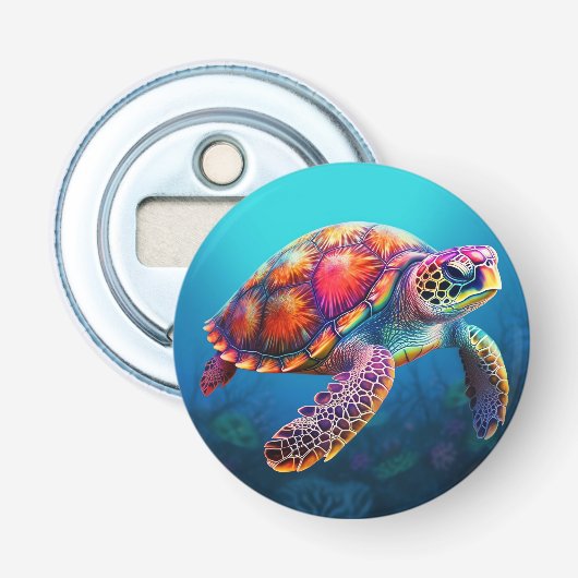 Wasserturtle Flaschenöffner (Vorderseite)