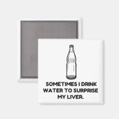 Wasserüberraschung Magnet (Vorderseite/Rückseite)