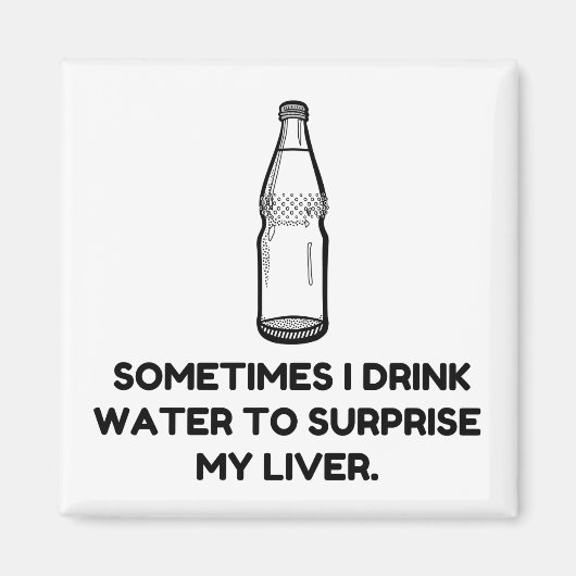 Wasserüberraschung Magnet (Vorne)