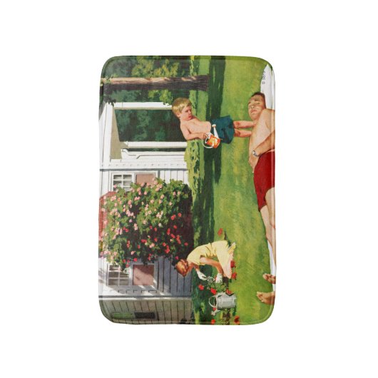 Wasservater Badematte (Vorderseite Vertikal)