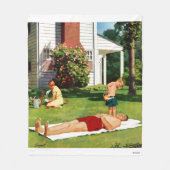 Wasservater Fleecedecke (Vorderseite)