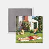 Wasservater Magnet (Vorderseite/Rückseite)