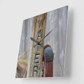 Wasserventil Quadratische Wanduhr (Winkel)